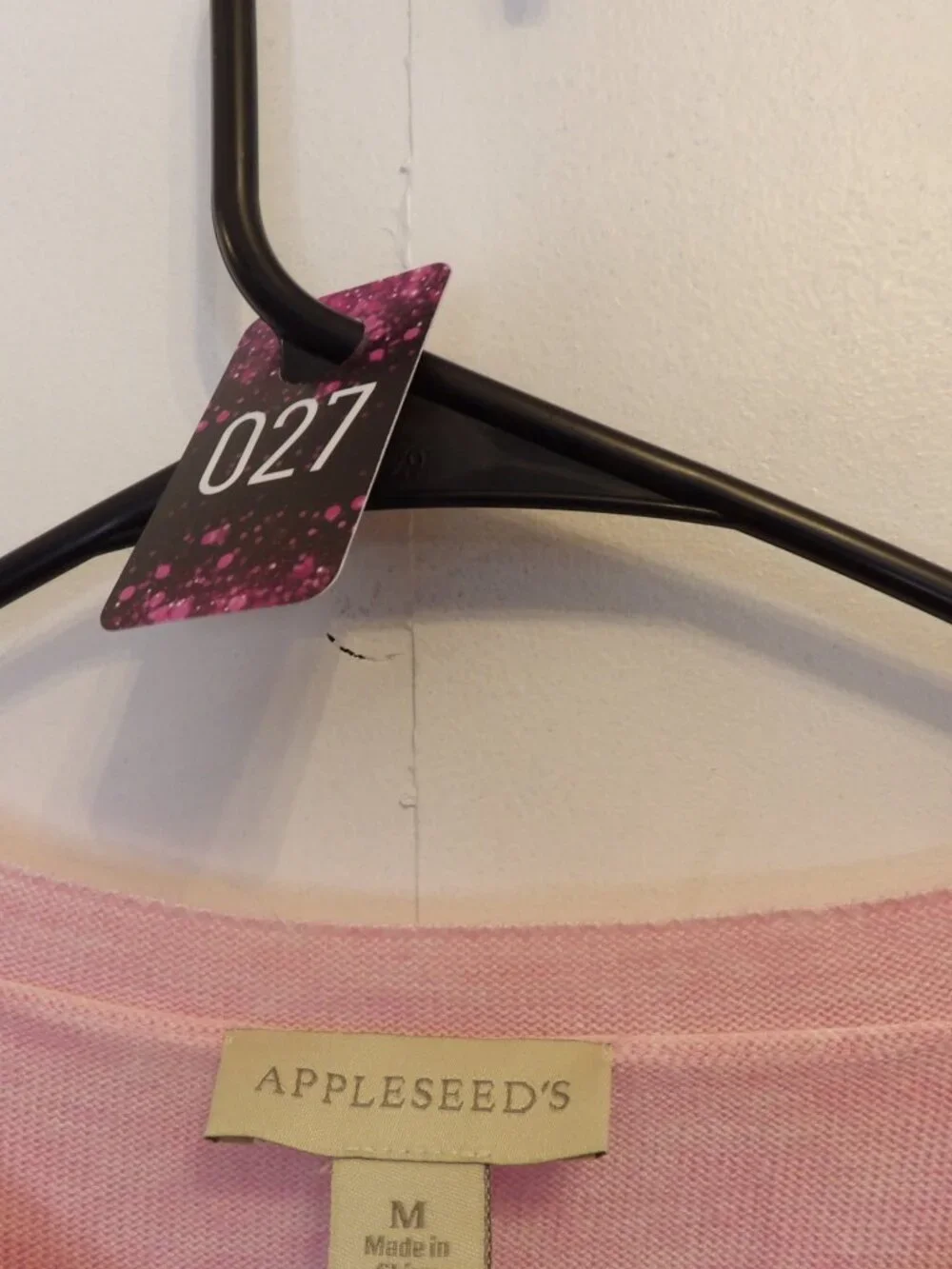 Appleseed, Pink short sleeve blouse (Women's Medium) - Picture 4 of 4